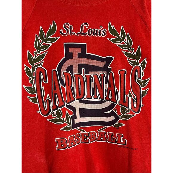 Vintage 90s MLB St. Louis Cardinals Logo Sweater - Picture 2 of 5